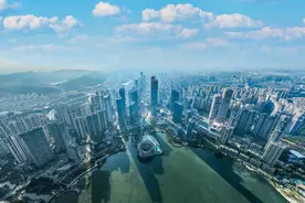 梅溪湖超级中轴东段即将竣工！图片