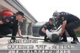 “持刀歹徒”被制服！武汉东湖隧道举行反恐防暴应急演练图片