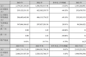 濮阳惠成2023年净利润2.35亿元，拟10派4元图片