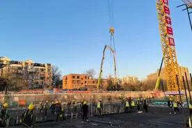 车位1660个！石景山这一地下停车库主体结构封顶→图片