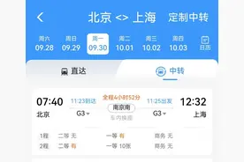 车内换座、同城同站换乘，国庆抢不到票？可以试试这些方式图片