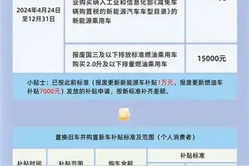 西安：汽车“以旧换新” 最高可获2万元补贴图片
