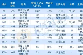 河南11位富豪上榜！2024胡润全球富豪榜出炉图片