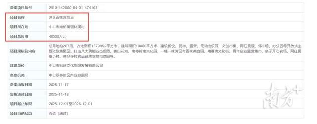 镇有料｜拟投资4亿元！中山南朗或将迎来“超级文旅”项目