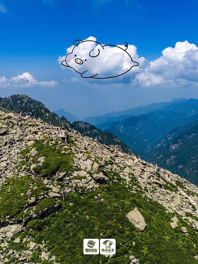 西安的夏天 云朵是棉花糖做的