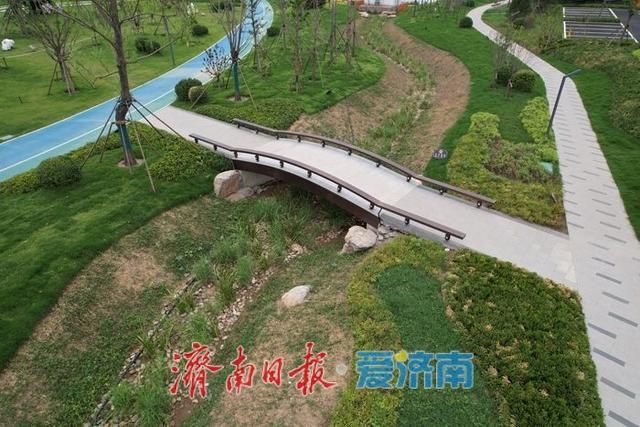 项目强省会｜生态休闲再升级，济南东站片区绿地公园向市民开放