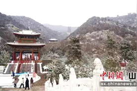 在太原太山，享冬日视觉盛宴图片