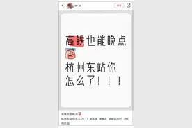 杭州东站乘车遇到信号故障，部分列车晚点？回应来了图片