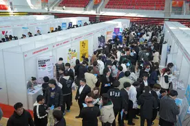 北京电子科技职业学院首场双选会，600余人初步达成就业意向图片