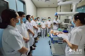护航新生命！汉滨区三院开展新生儿窒息复苏演练培训考核图片