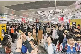 多条地铁新线首迎客流大考 广深地铁单日客流量均创历史纪录图片