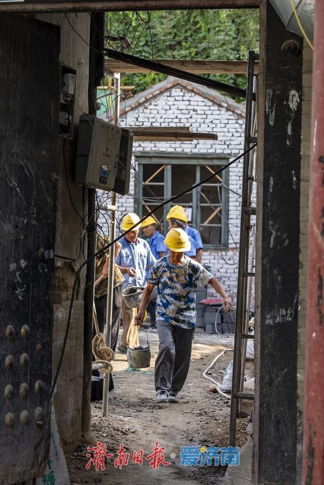 一年四季 泉在济南丨明府城老院落修缮，守护老街历史风貌
