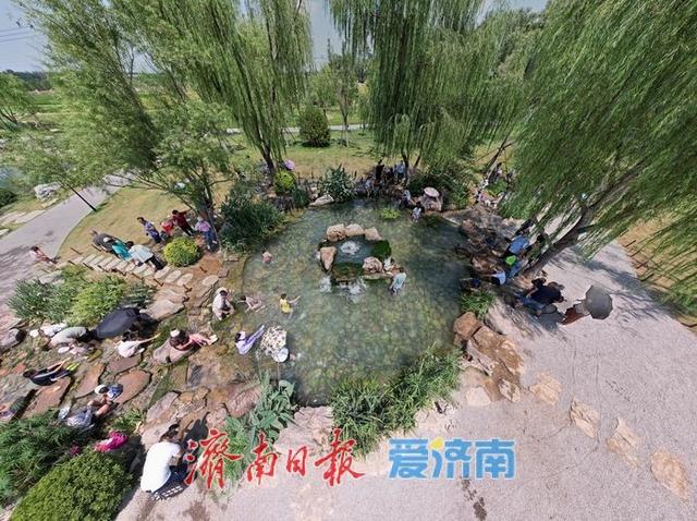 一年四季 泉在济南丨“白泉涌沙”景观再现 生态修复美景醉游人