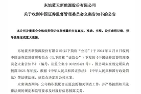 V观财报｜东旭光电等公司未按时披露年报被证监会立案图片