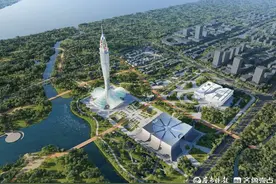 济南新电视塔揭开面纱图片