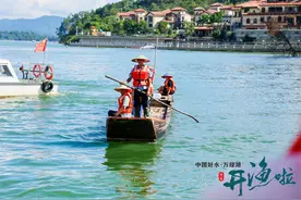 快来接大鱼，万绿湖开渔啦！图片