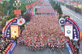 眉山：春风伴跑四十里 从中国首场白金标半程马拉松赛事看城市发展活力图片