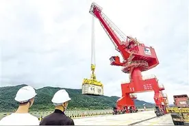南平港集装箱吞吐量超1.3万标箱图片