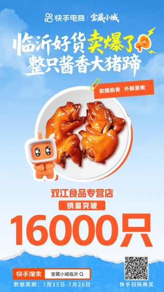 热度和销量双丰收！快手电商“宝藏小城”计划首站告捷