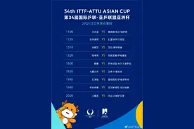 亚洲杯小组赛今日收官，国乒众将冲击16强！赛程表来了图片