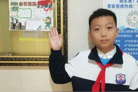 营造浓厚征兵氛围 青岛市市北区河西街道“红领巾小小楼栋长”在行动图片