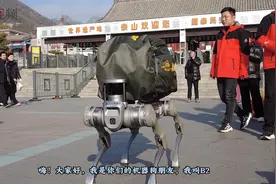 泰山机器狗“2.0版”上线：马斯克点赞，未来能驮着人上山图片