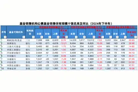 百强基金代销江湖新战局：蚂蚁、招行、天天，巨头现分化图片