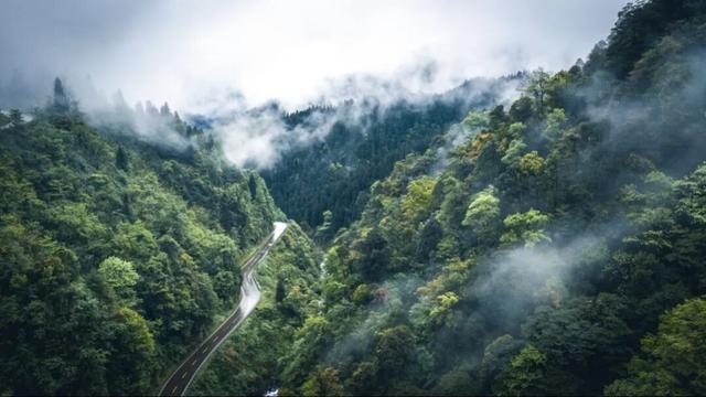 雨天瓦屋带点雾，恰似神仙在这住！