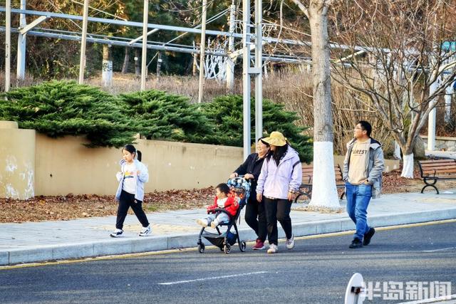 世博园冬色斑斓，暖阳周末醉游人