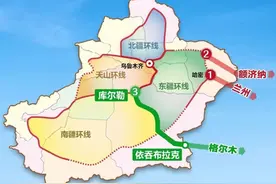 大国工程在新疆丨格库铁路——连接塔克拉玛干与青藏高原的天梯图片