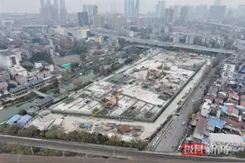 工程进度条再刷新：武汉巡司河二期工程地下污水处理厂箱体结构封顶图片