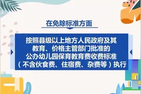 减免幼儿园学前一年保育教育费，谁是直接受益者？为何只免除学前一年？专家解读图片