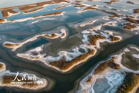 山西运城：盐湖冬日美图片