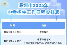 深圳市2025年中考招生政策公布！有这些变化→图片
