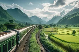 开往春天的火车图片