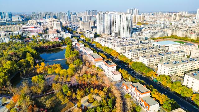 组图丨武威 ：城市公园秋景如画