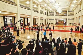 “‘天空之城’不再是梦想”——住豫全国政协委员羊毅走上“委员通道”图片