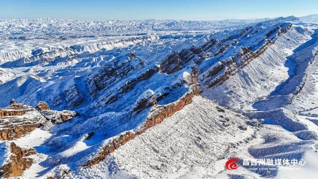 视觉·昌吉｜冬天的百里丹霞可太美了🤩🤩🤩