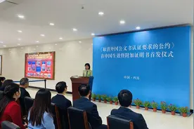 文书“出国”更便利！四川签发首份附加证明书图片