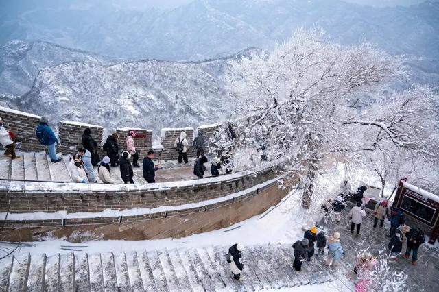 江山如此多娇！雪后八达岭分外妖娆