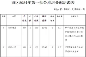 涉及63个小区，石家庄市区2024年第一批公租房开始申请图片