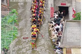 佛山叠滘龙船开飙！观众：凌晨5点霸头位图片