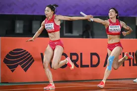 男女百米混合接力首次亮相国际大赛，陈冠锋：家乡人民的热情让我兴奋！图片