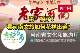 “杀”疯了！看河南文旅如何花样出道图片