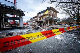 （外代一线）荷兰海牙公寓坍塌事故已致6人死亡图片