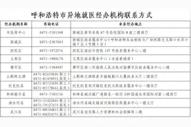 2025年1月1日起，呼和浩特市跨省异地就医结算有变化!图片