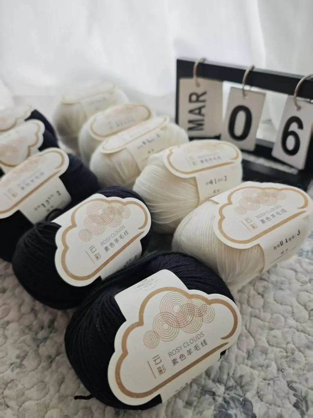 【蓝小落】光影-黑白经典拼花钩针套头衫(附详细教程)