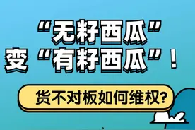 以案释法｜“无籽西瓜”变“有籽西瓜”！货不对板如何维权？图片