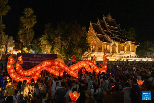 Boun Lai Heua Fai held in Luang Prabang, Laos