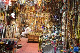 阿曼首都马斯喀特的老市集图片